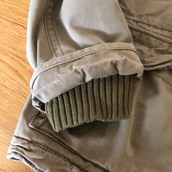 Abercrombie & Fitch Wilcox Field Shearling Lined Military Hooded Cargo Jacket - Picture 6 of 12